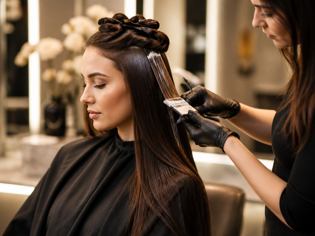 Hair Botox conditioning treatment at Dhun Salon in Kharghar