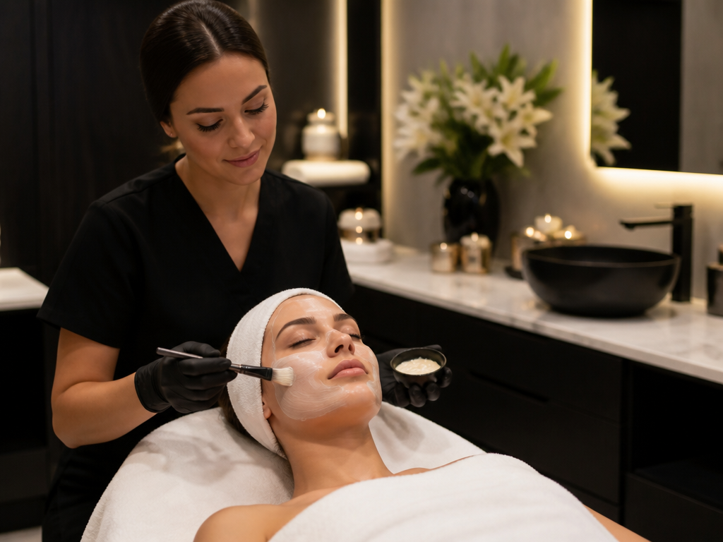 Premium facial care at Dhun Salon in Kharghar